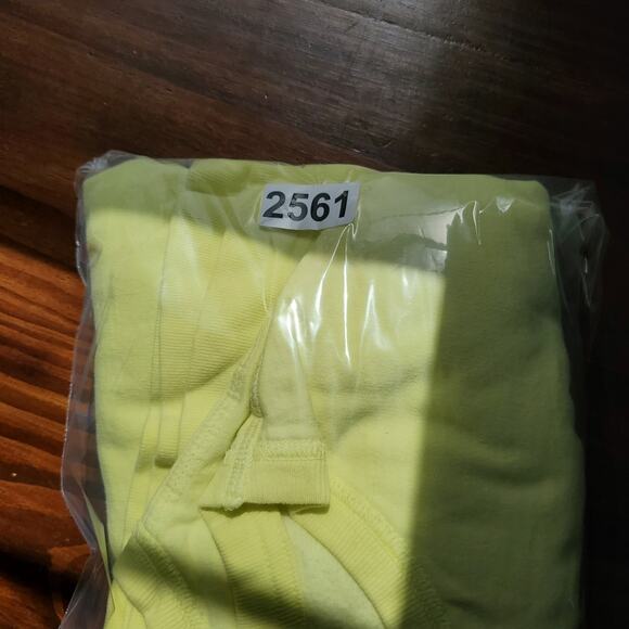 Fresh Produce Sweatshirt Womens XL Yellow Flip Flop Graphic Pullover Made USA - Picture 9 of 9